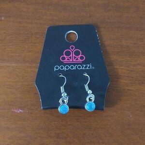 Paparazzi Blue Diamond Earrings
